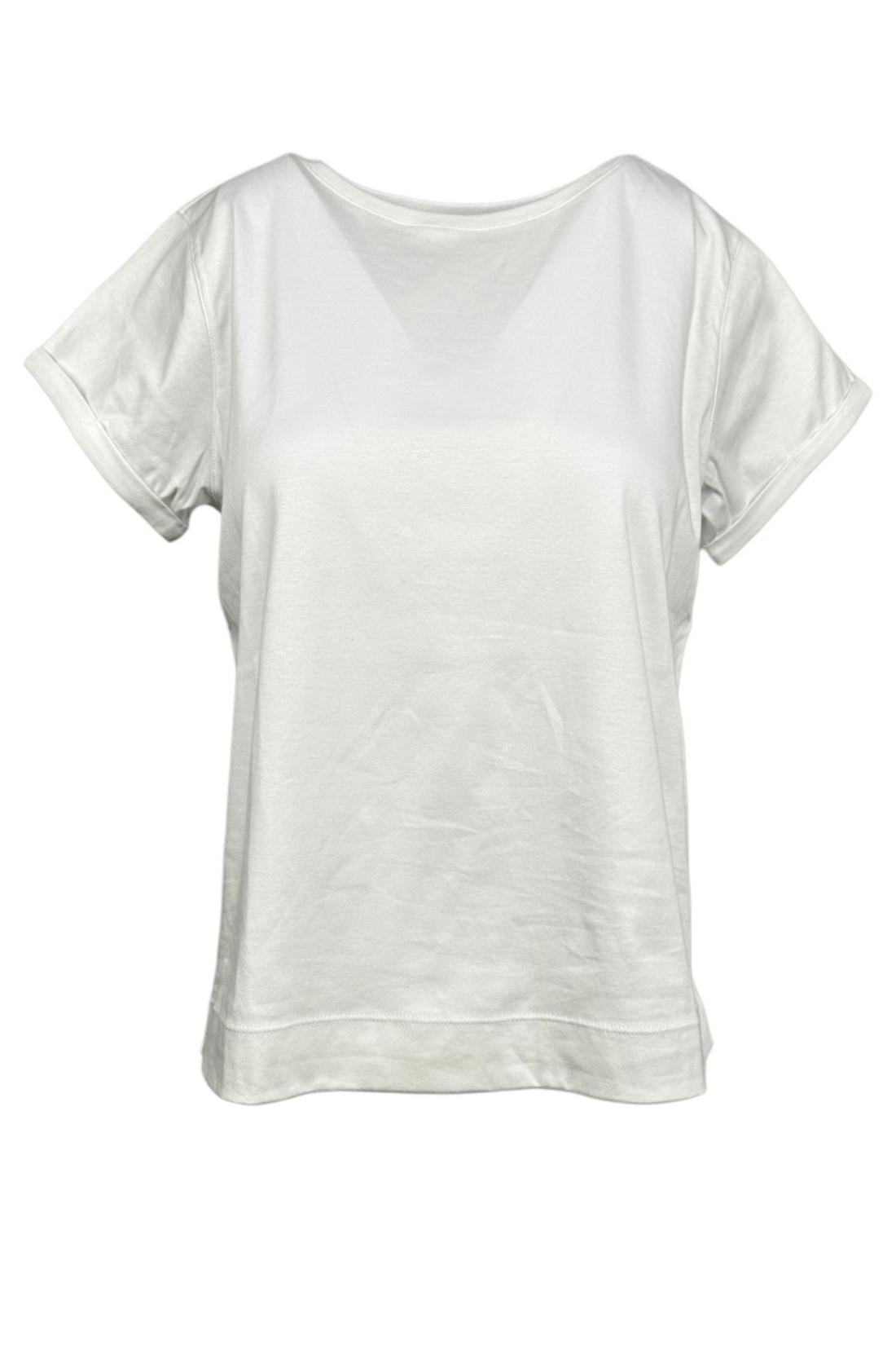 t-s donna mezza manica bianco