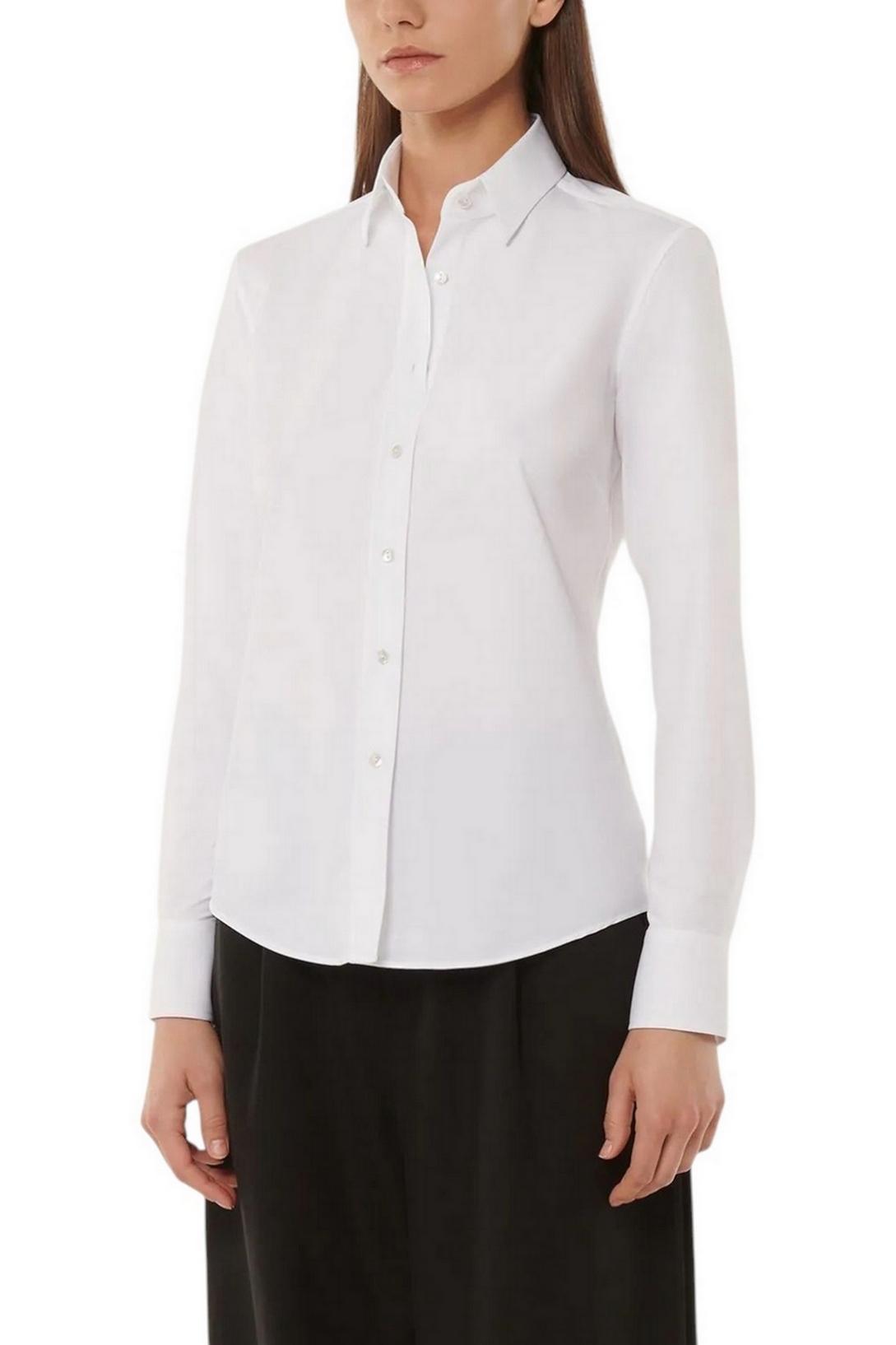camicia donna in tessuto active bianco