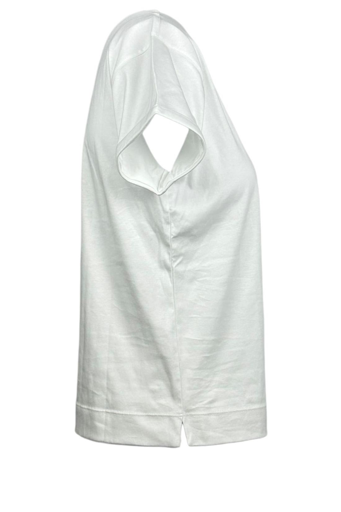 t-s donna mezza manica bianco