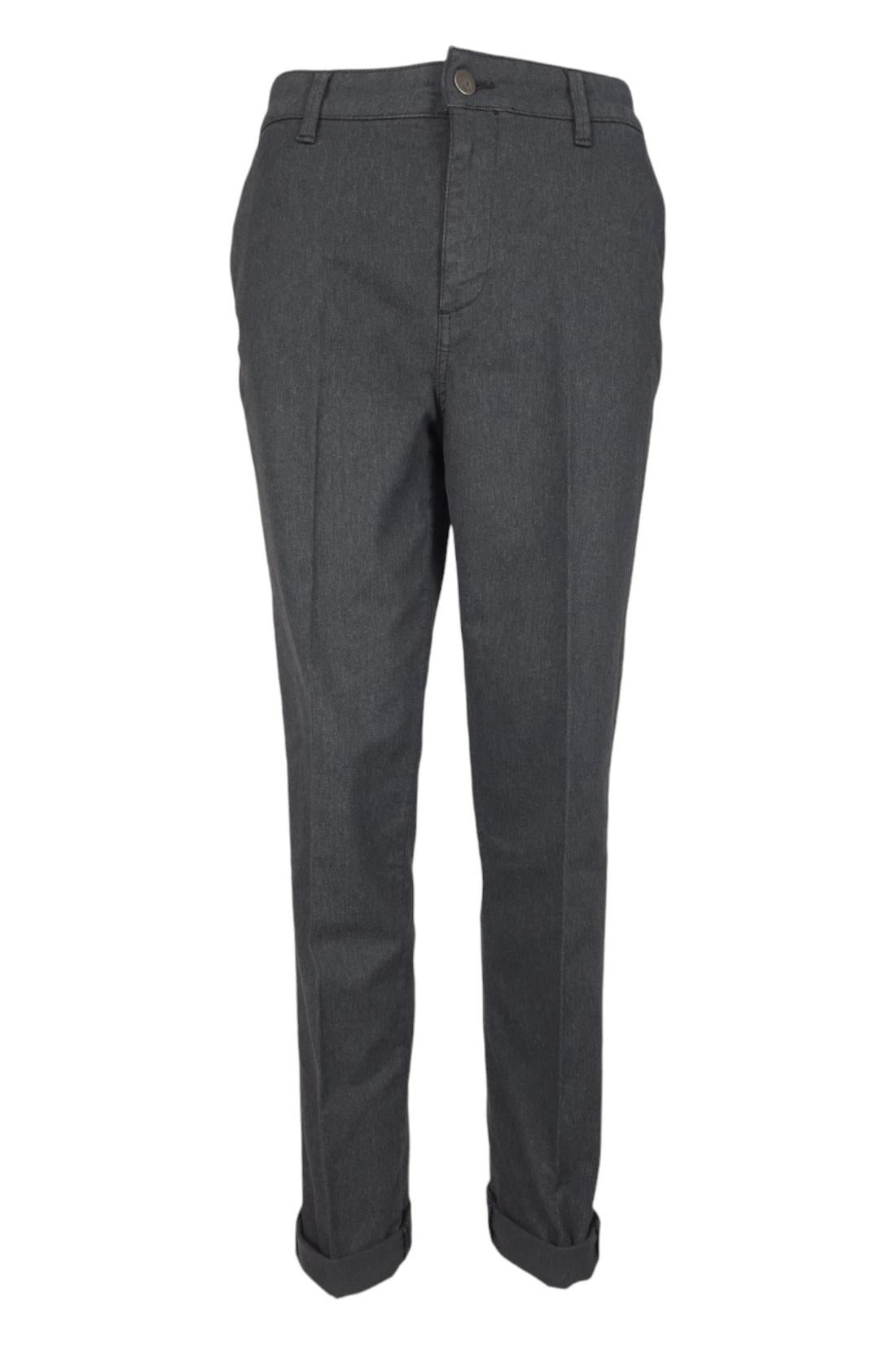 jeans donna tasca america in denim grigio