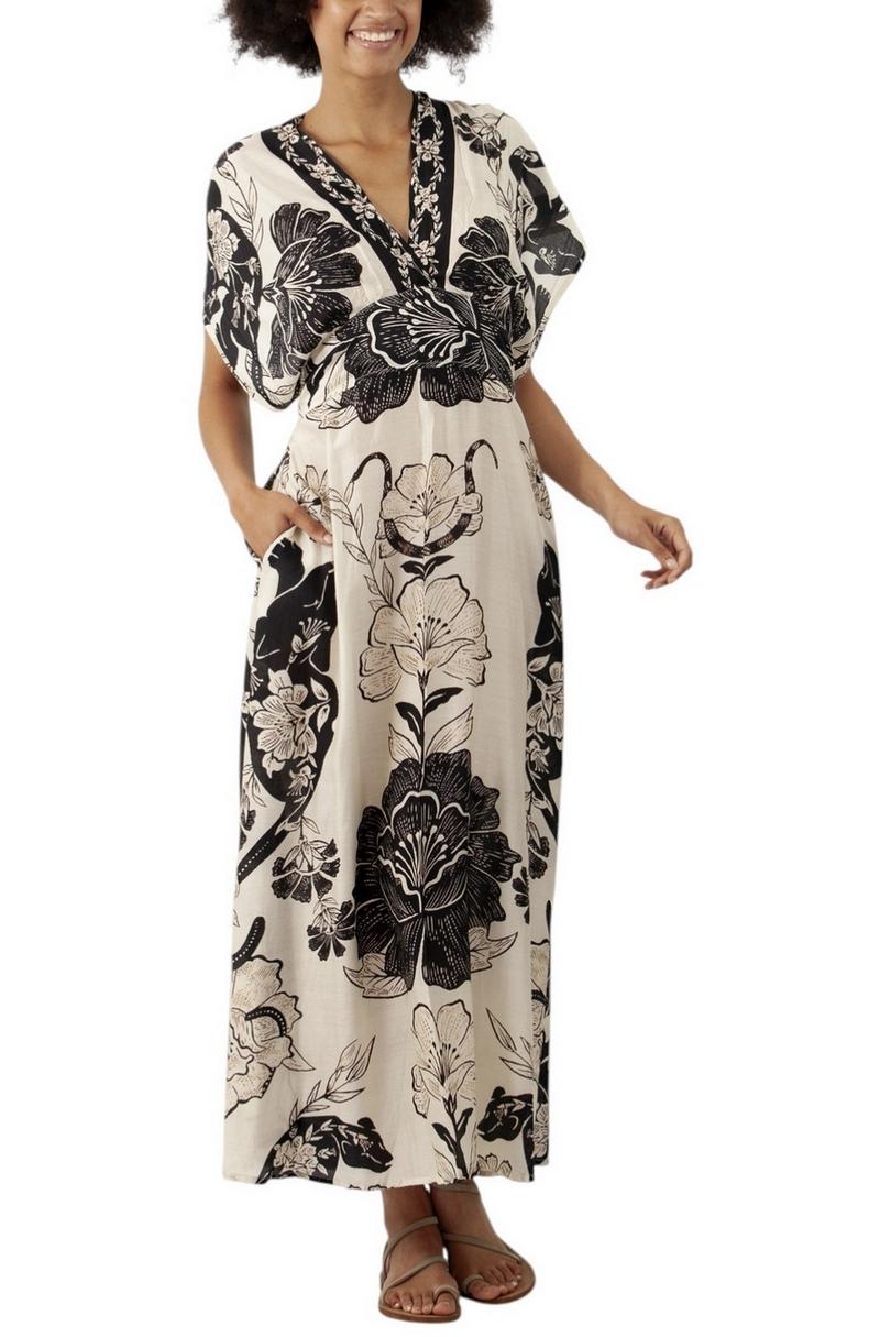 abito donna fantasia fiori