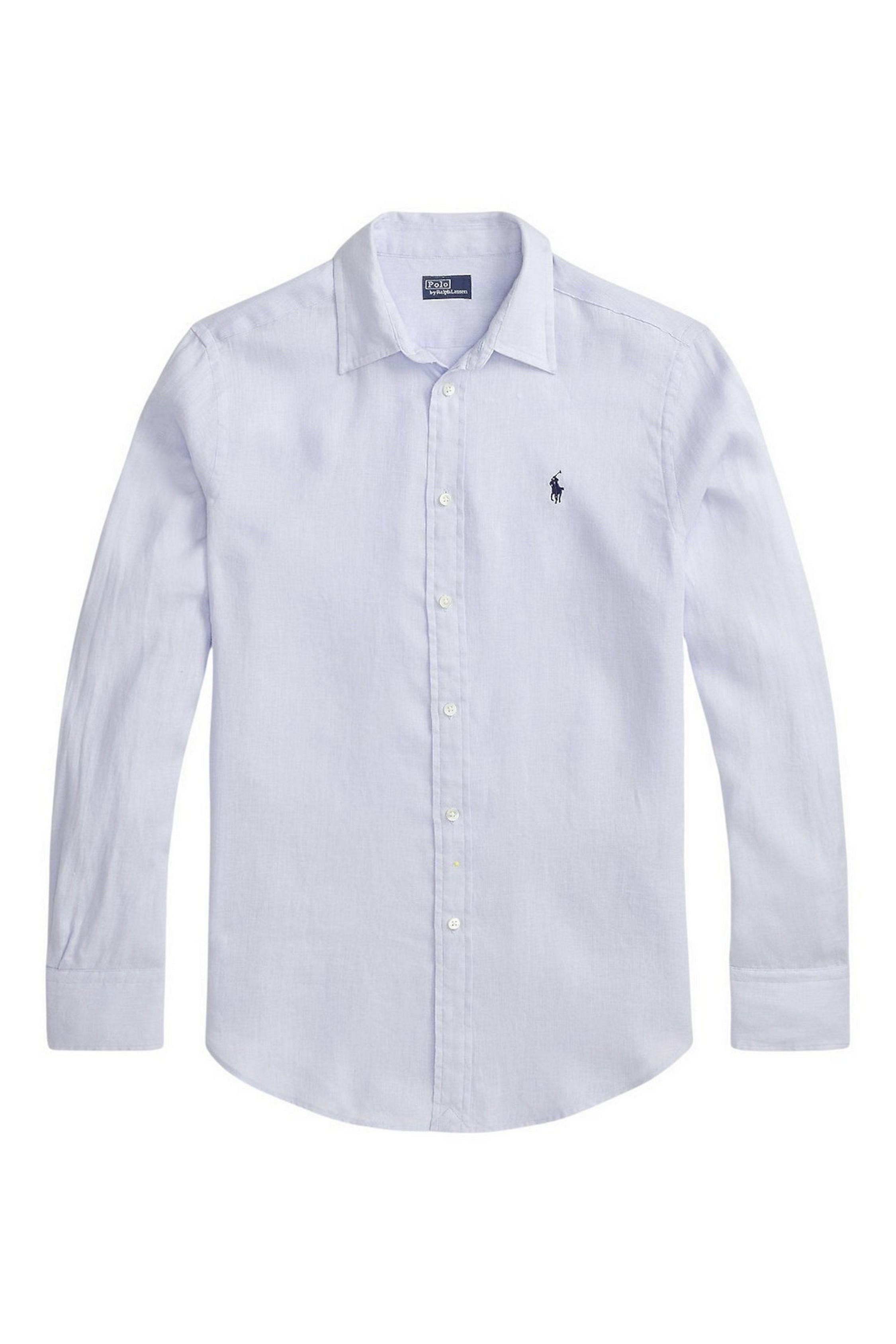 camicia donna lino over azzurro