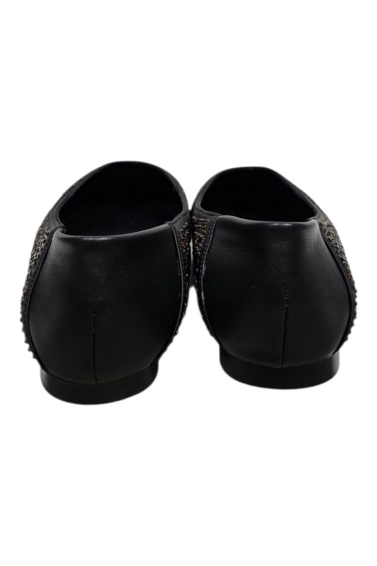 ballerina donna animalier nero