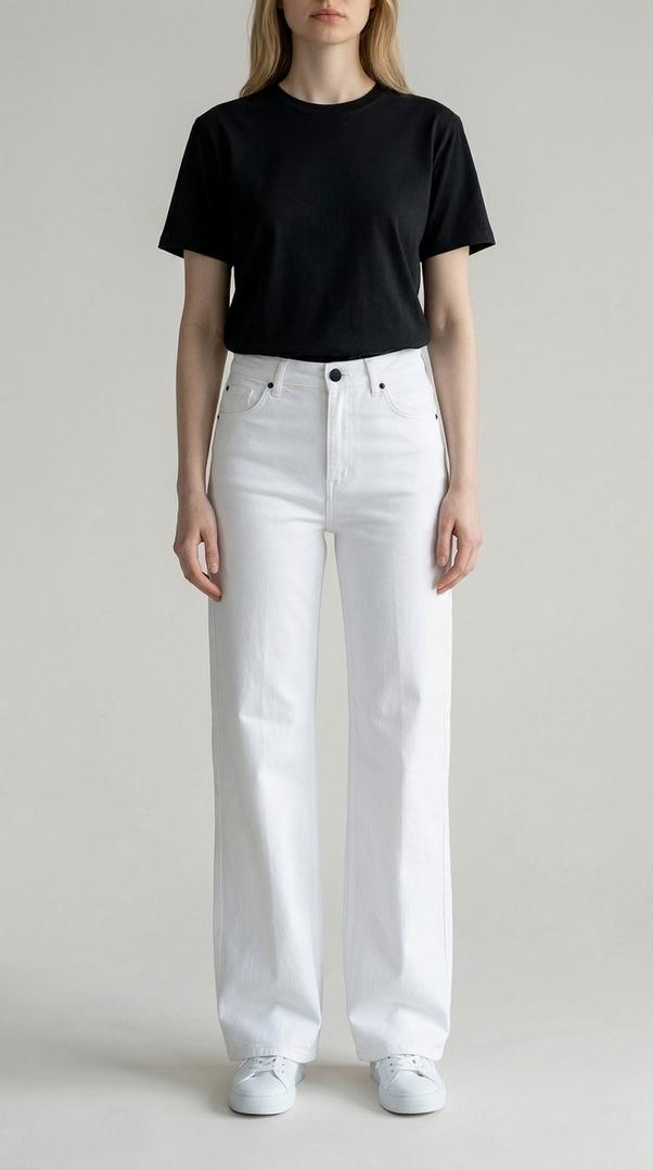 jeans donna amber in bull denim bianco