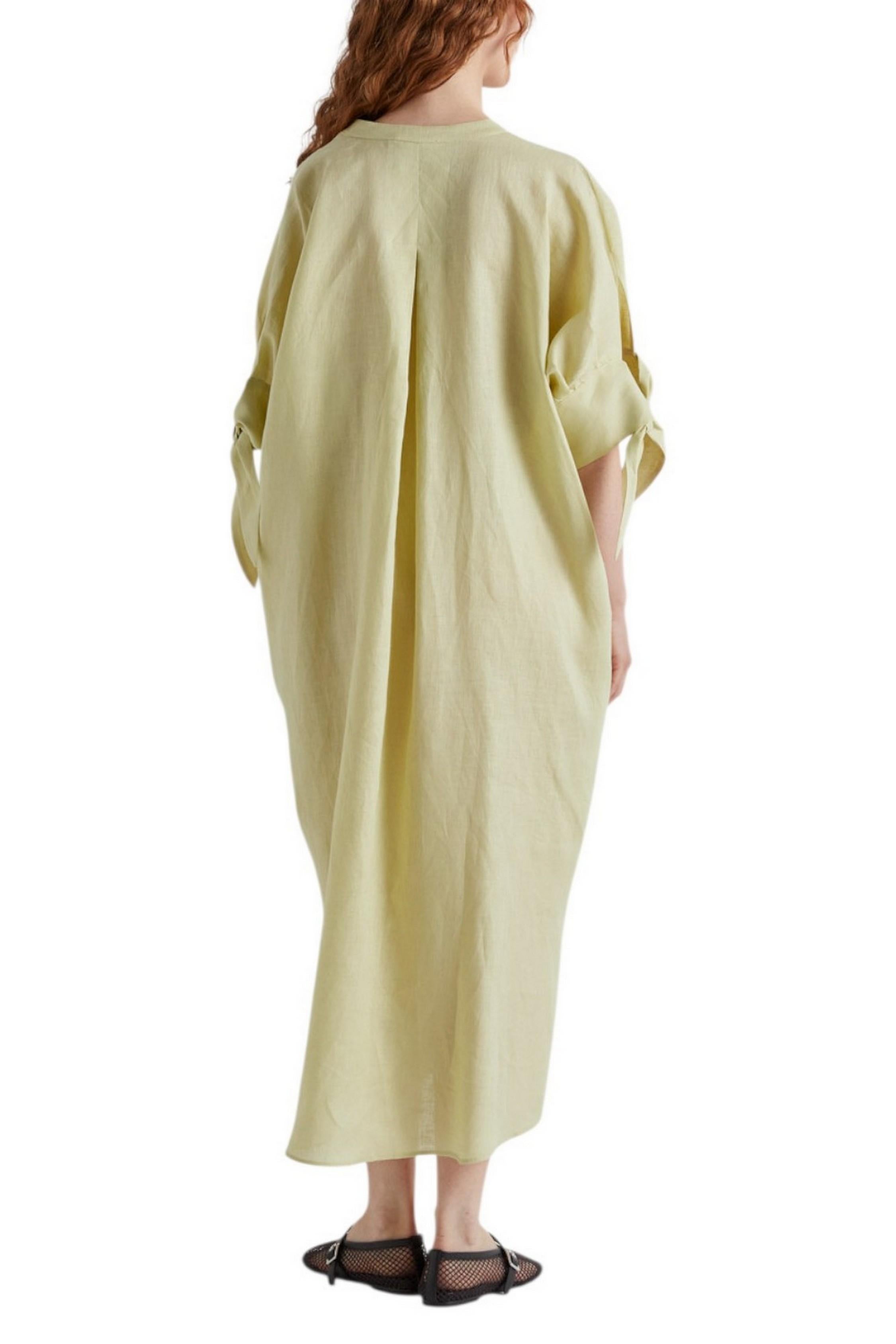 abito donna in lino lime