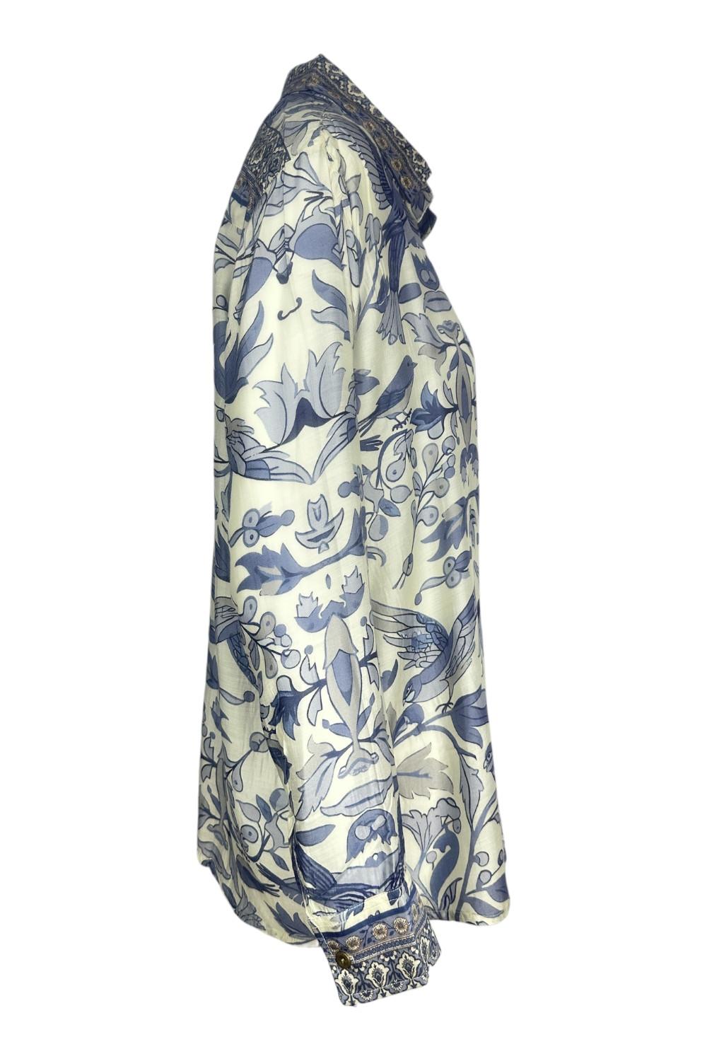 camicia fantasia fiori