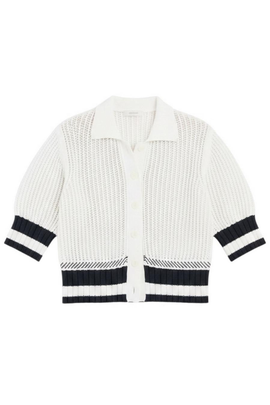 cardigan modello polo