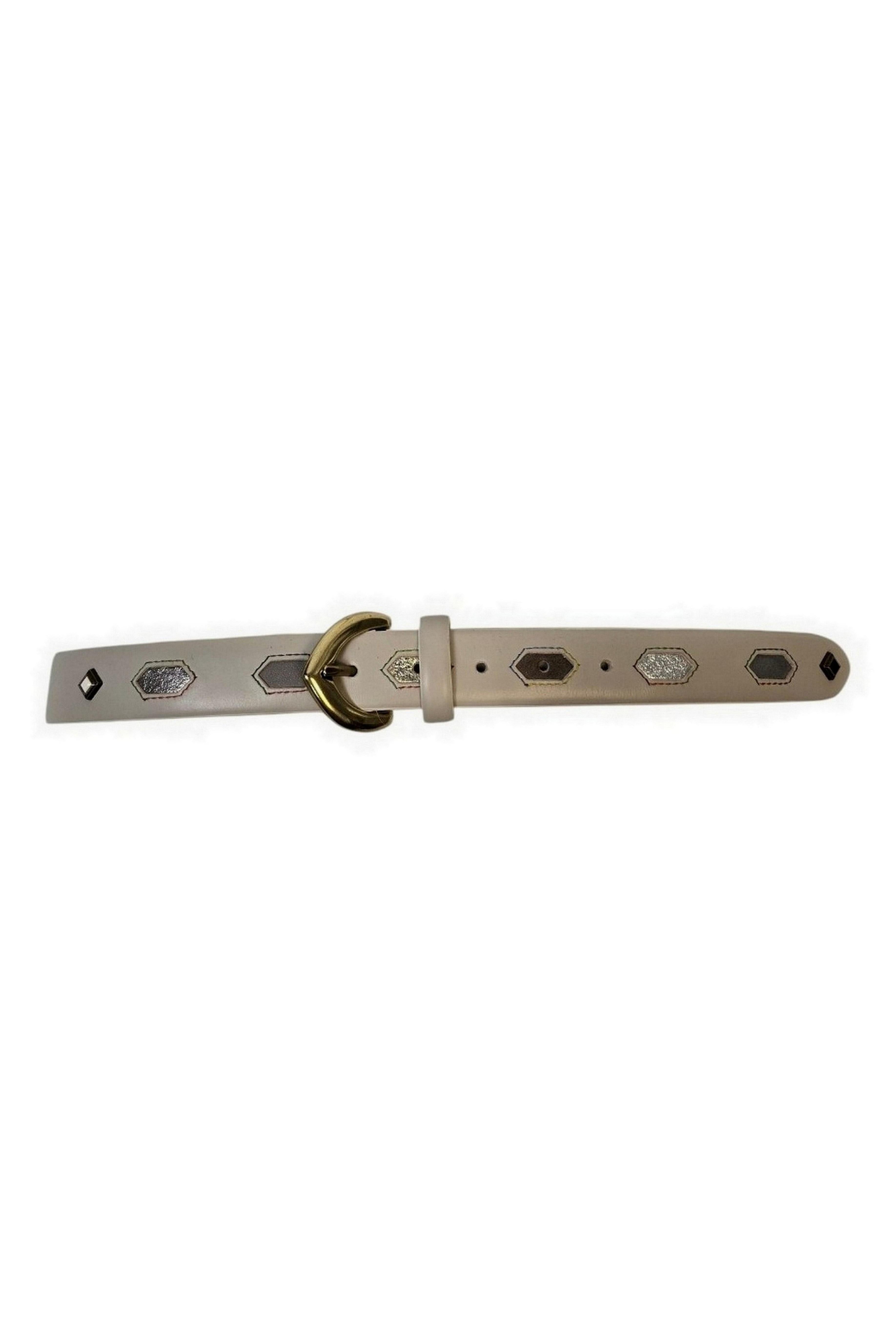 cintura donna bassa patchwork avorio