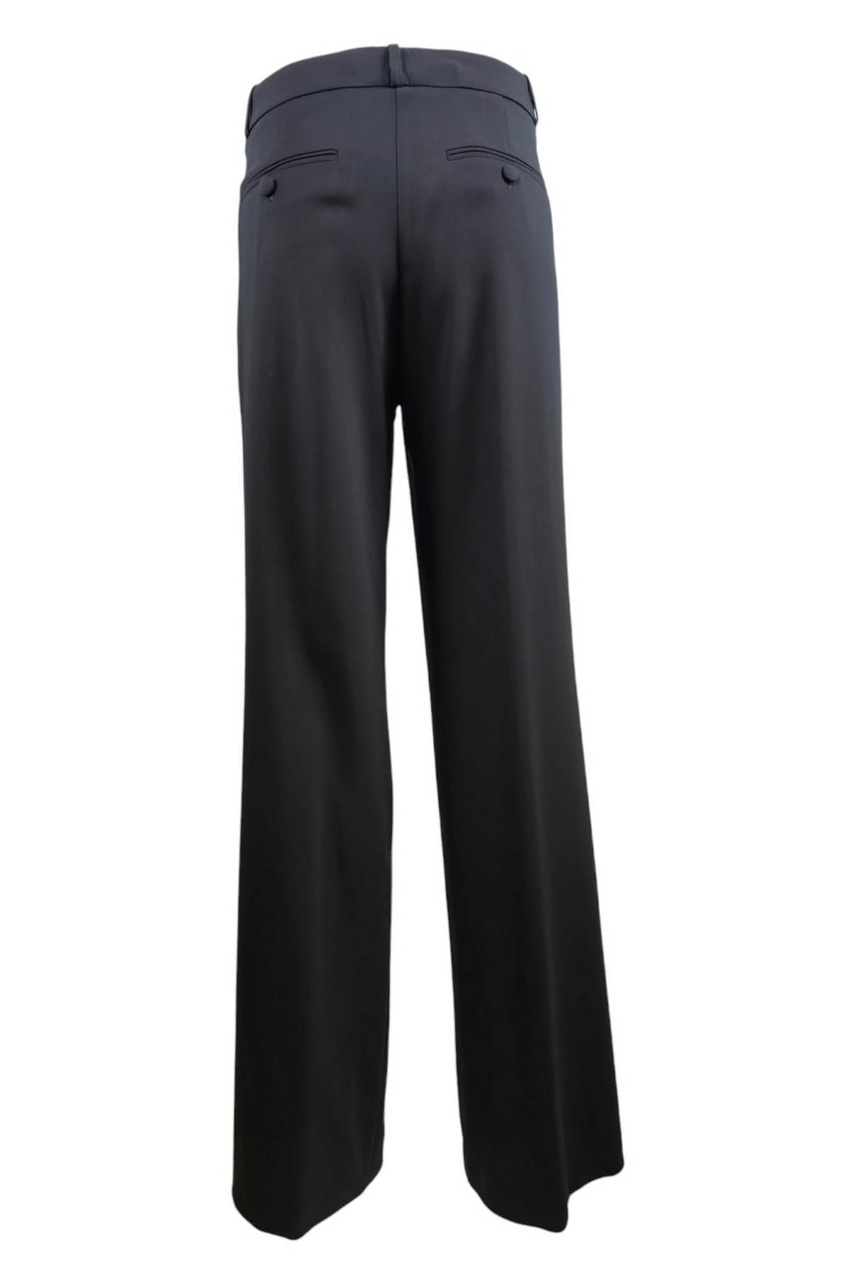pantalone donna in cady nero