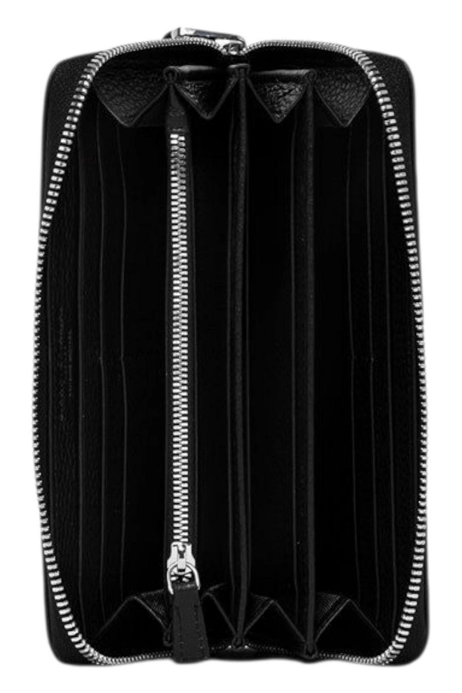 portafoglio donna zip around nero