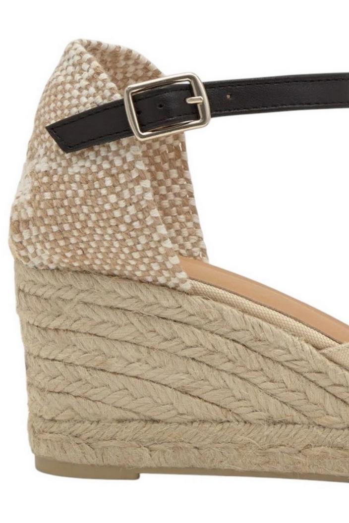 Espadrilla donna Coraline avorio e nero