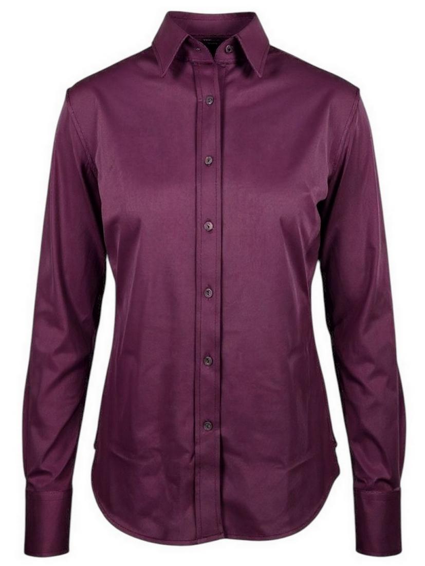 camicia donna active unito bordeaux