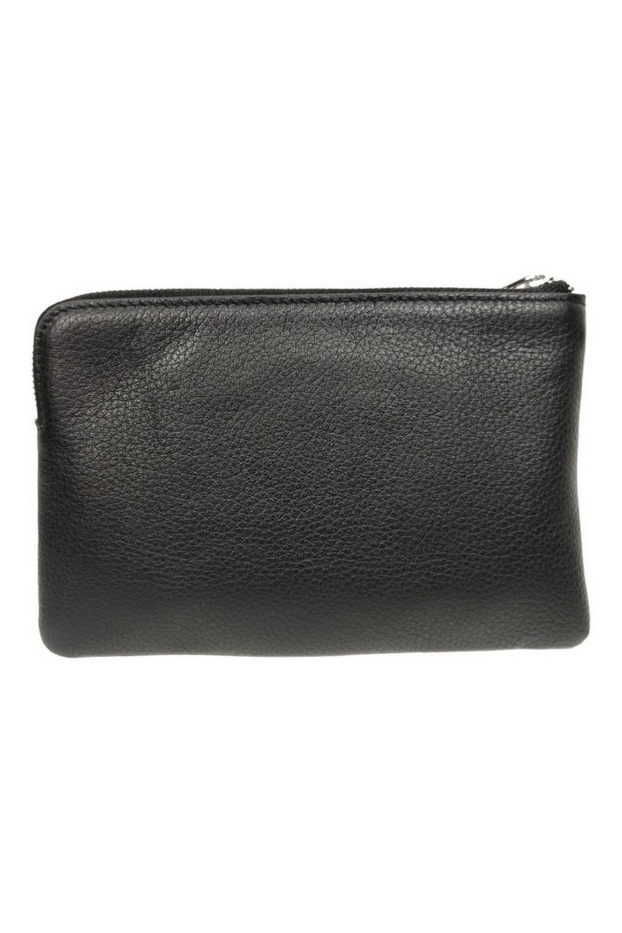 Portacarte donna in pelle nero