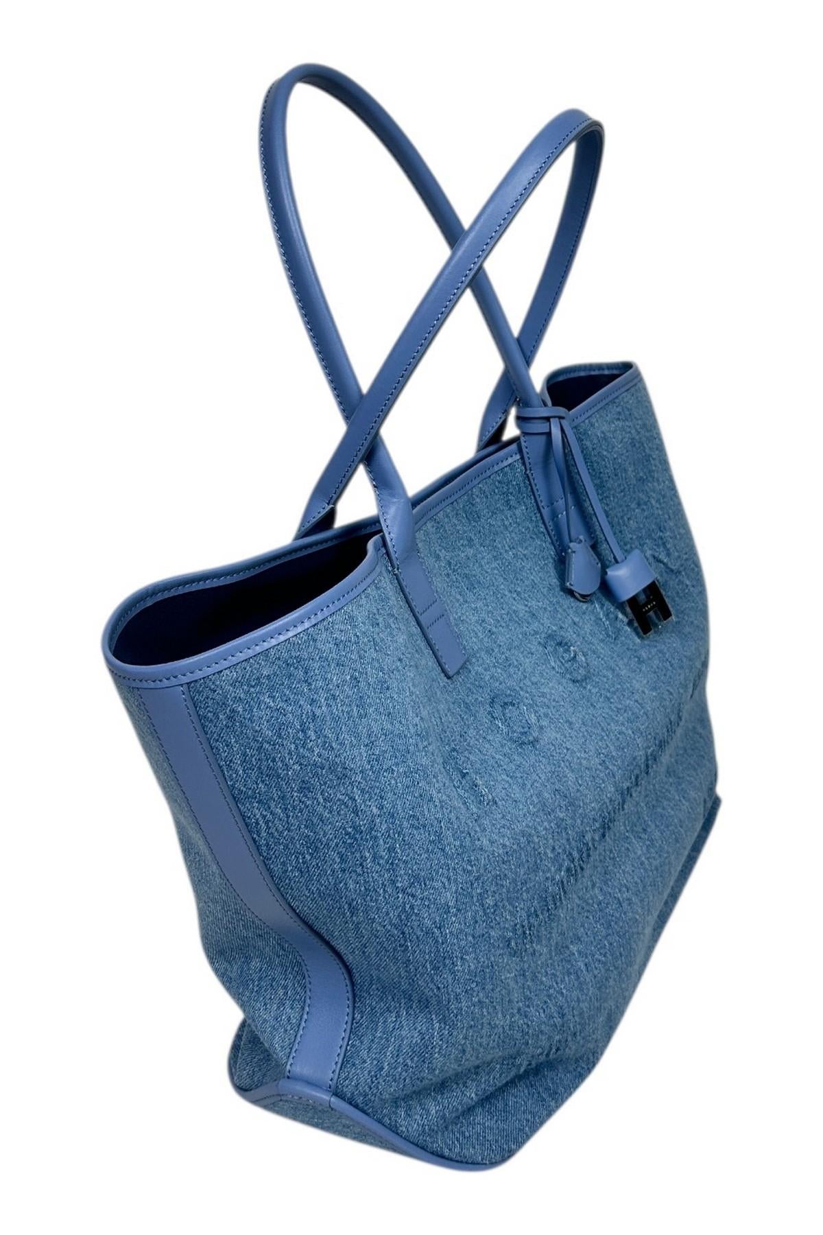 borsa donna in canvas denim