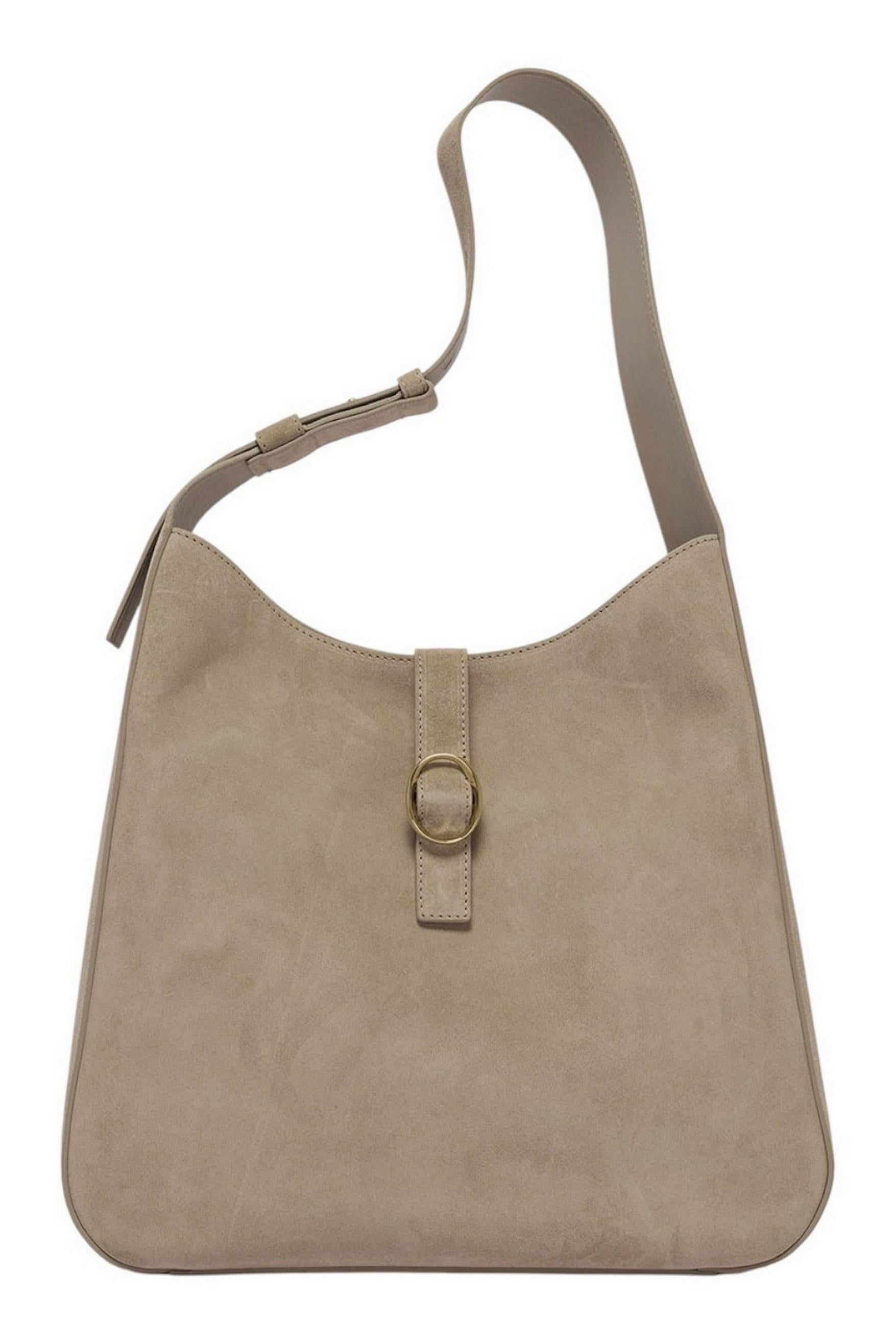 borsa donna gea in camoscio beige
