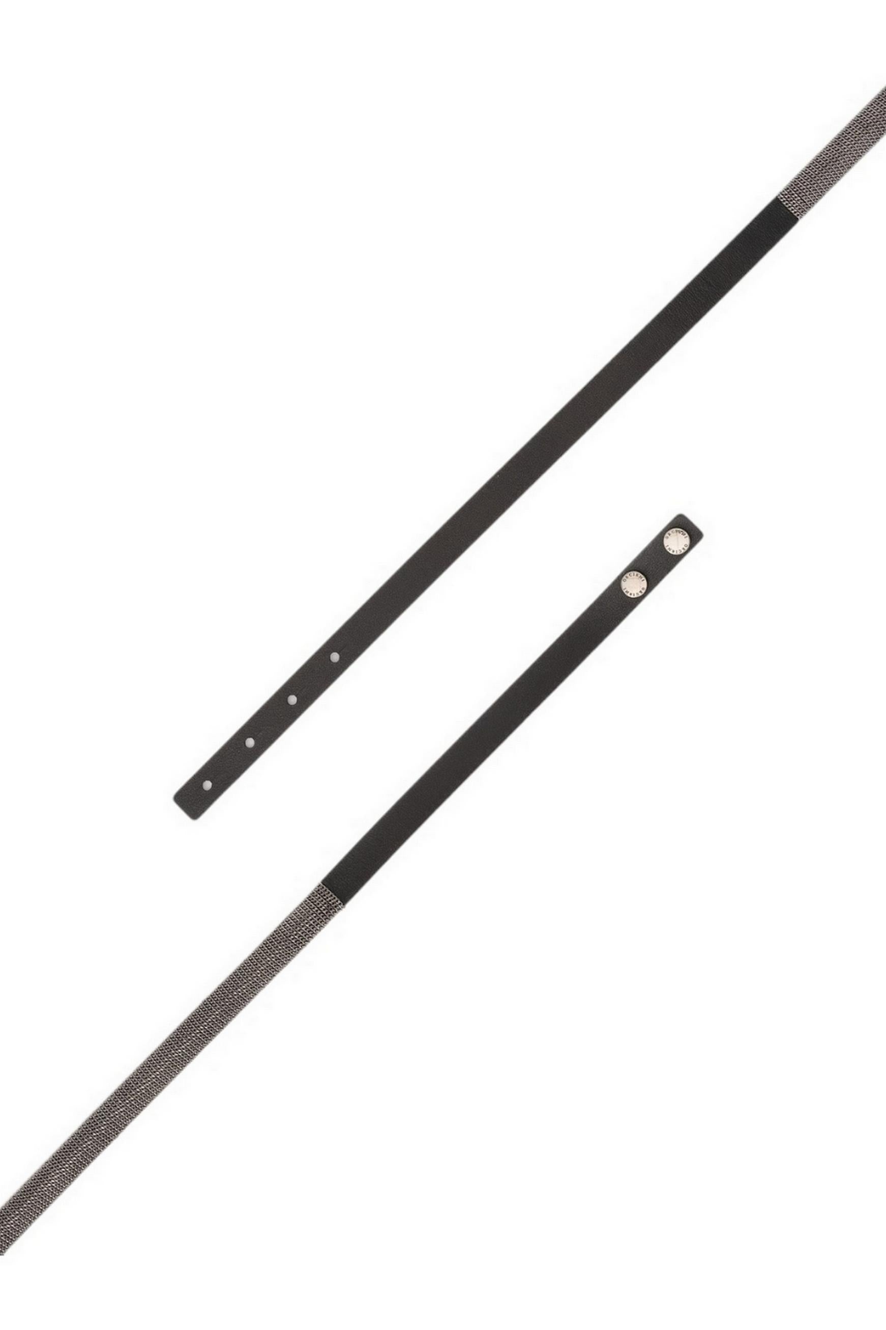 cintura donna in pelle nera