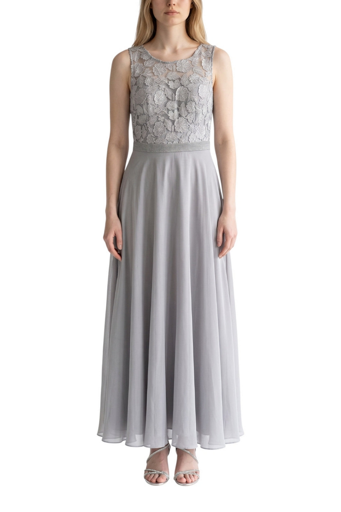 abito con lurex floreale 