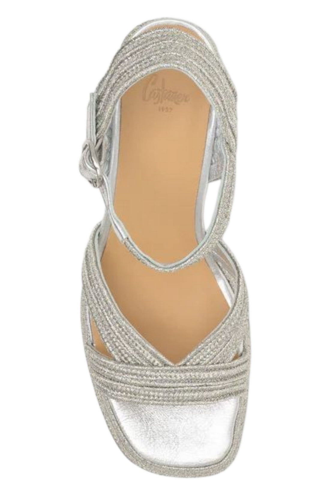 sandalo donna platino 