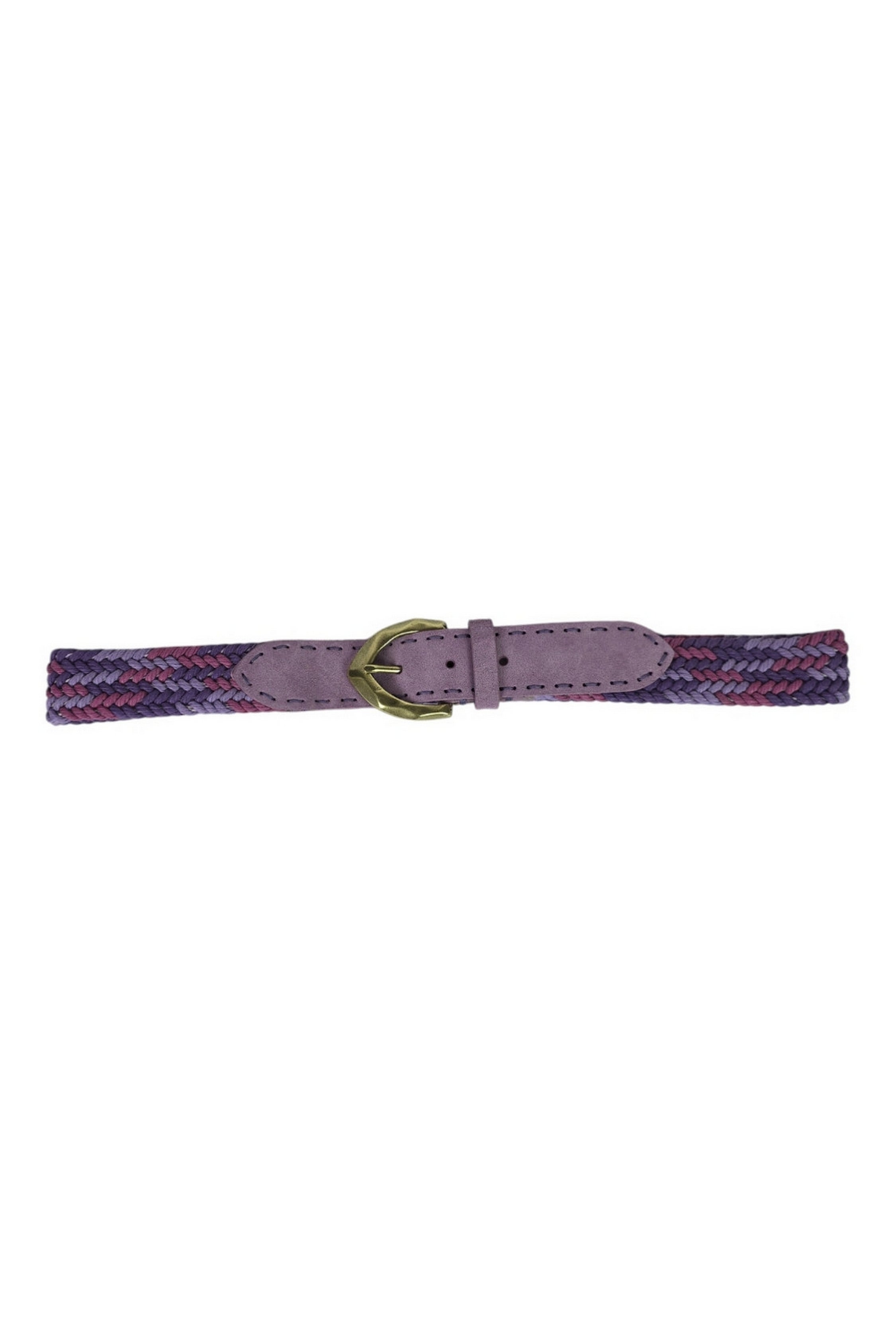 cintura donna intrecciata in tessuto fucsia 