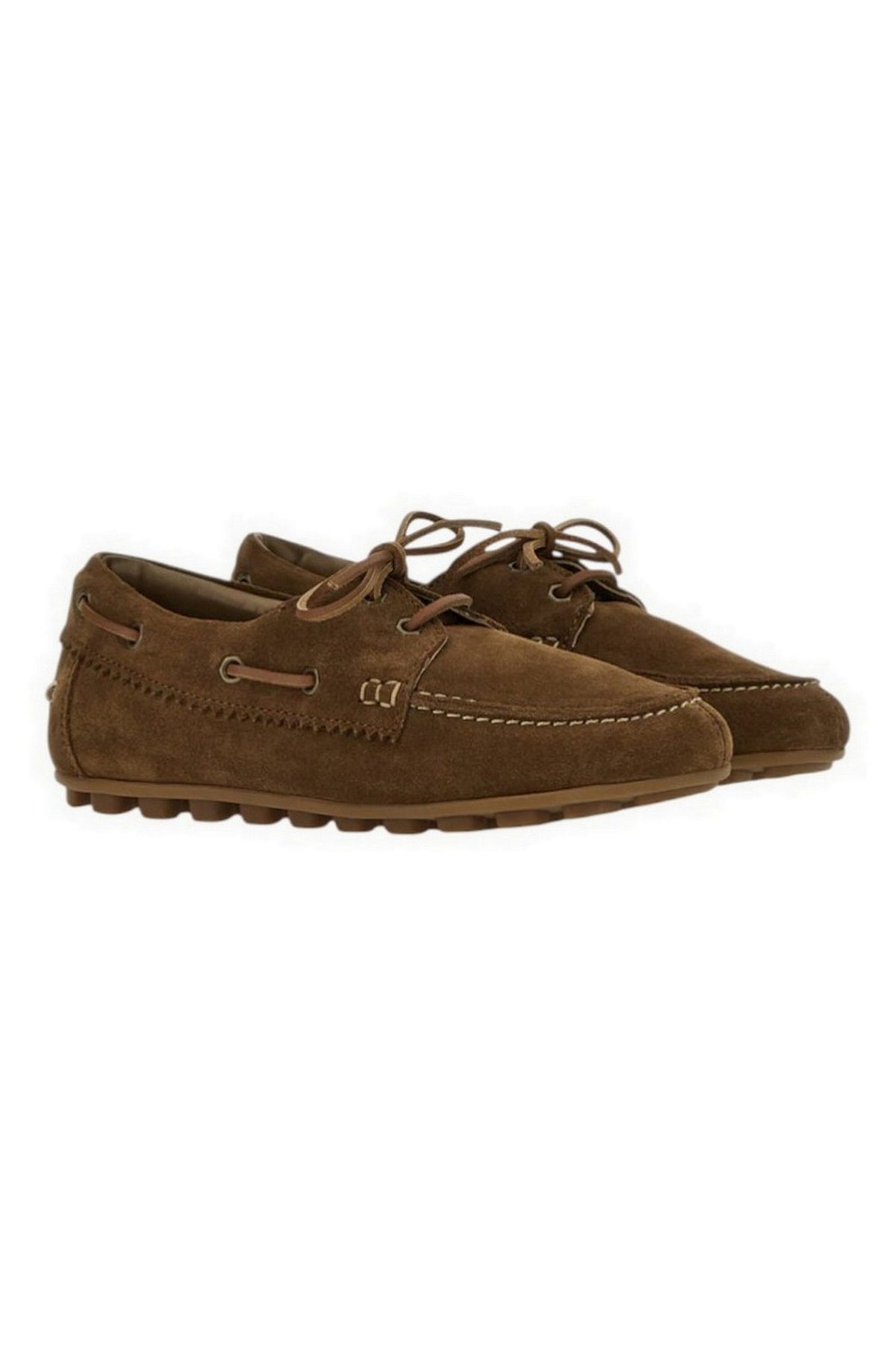 Scarpe da Barca donna Olympia Marrone 
