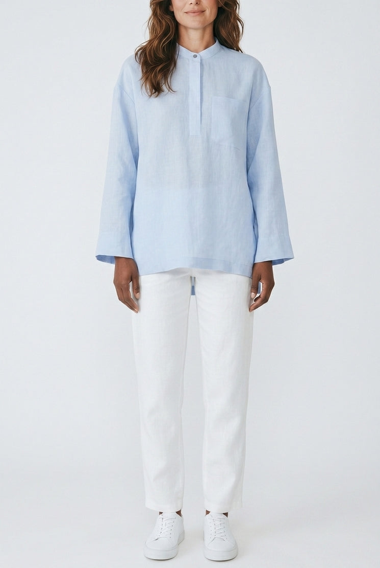 camicia donna cantuco azzurro 