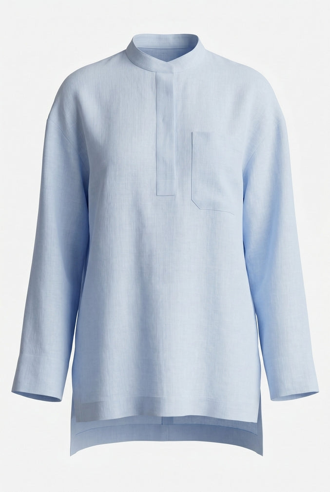 camicia donna cantuco azzurro 