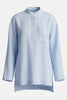 camisa de mulher cantuco azul MaxMara S