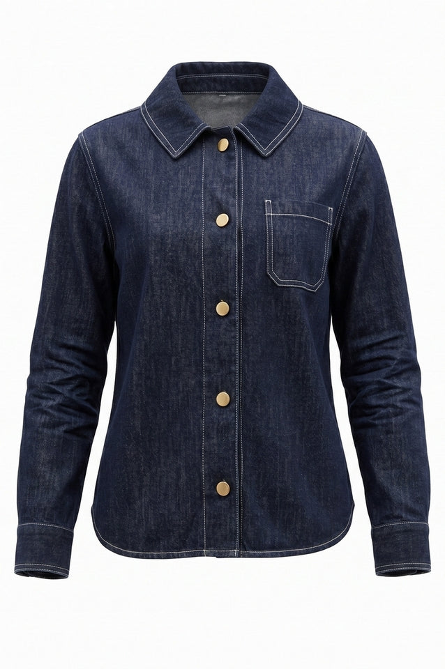camicia donna enfasi denim 