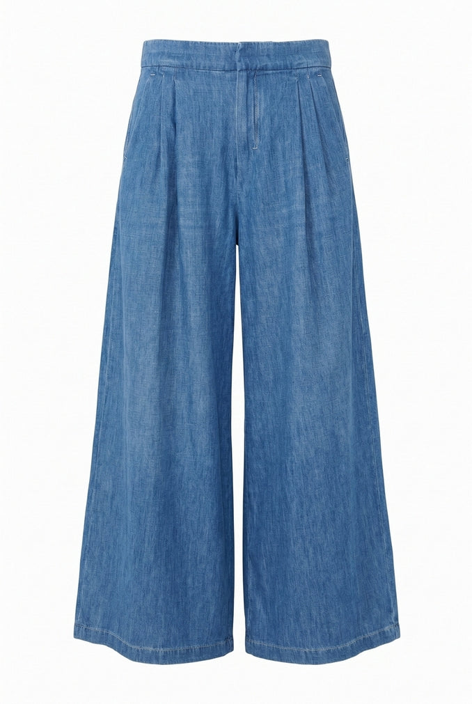 jeans donna nastro denim medio 