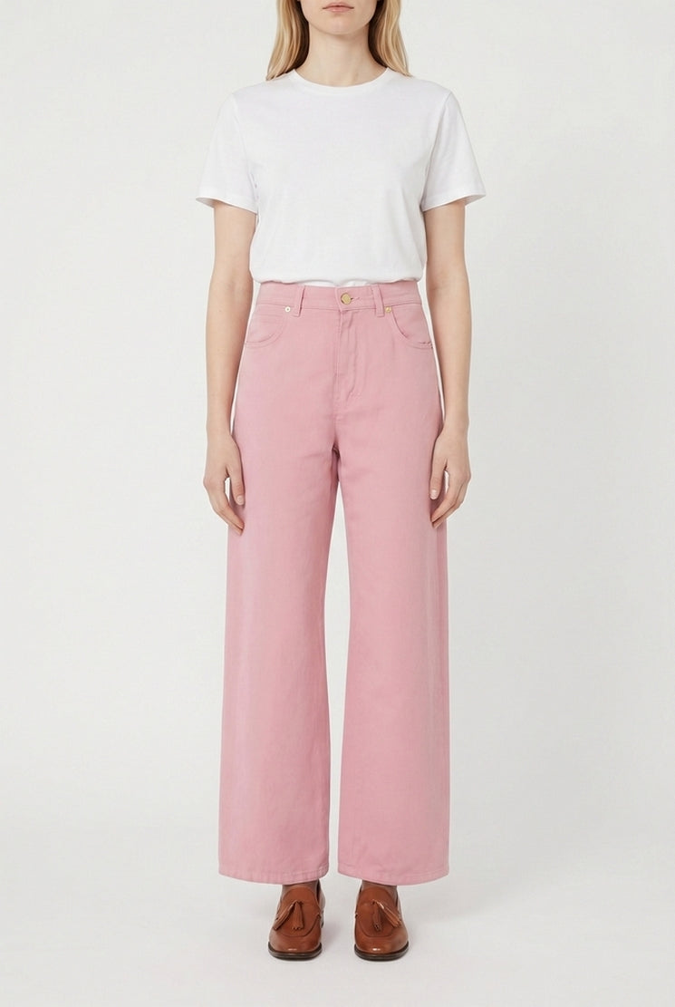 jeans donna onorata rosa 