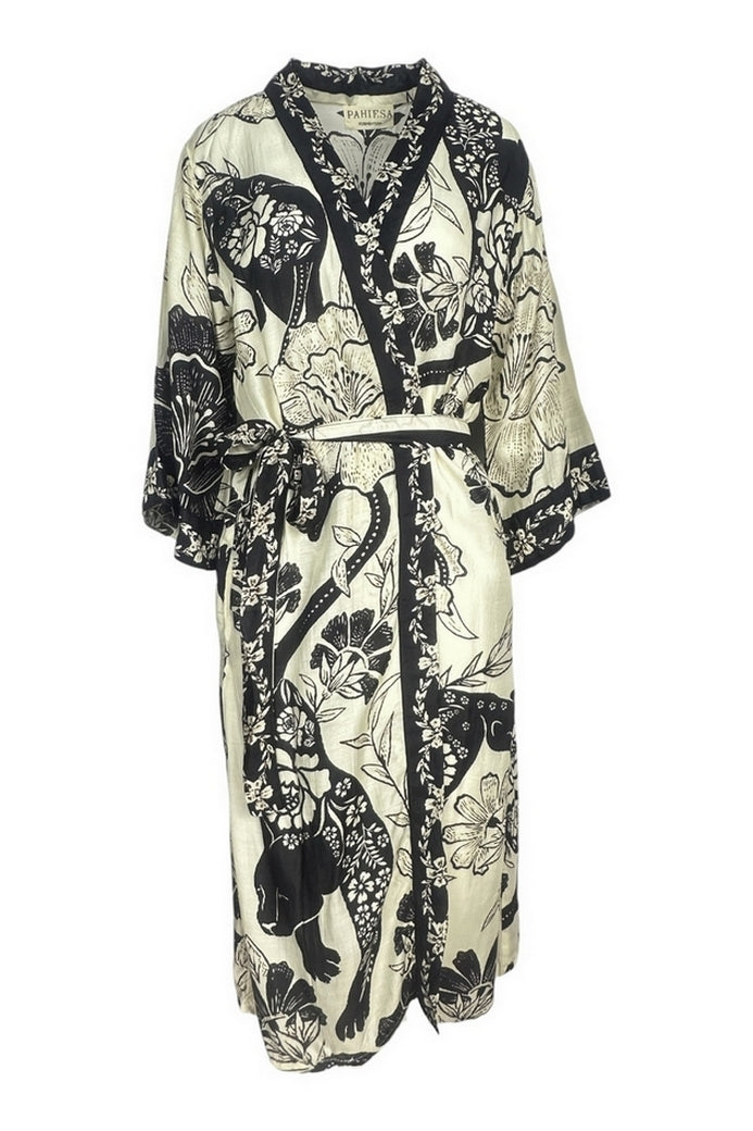 kimono  fantasia fiori 