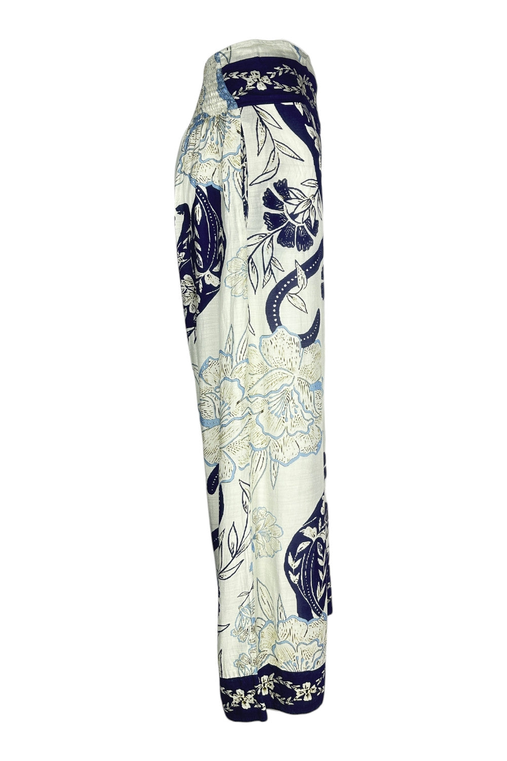 pantalone fantasia fiori 