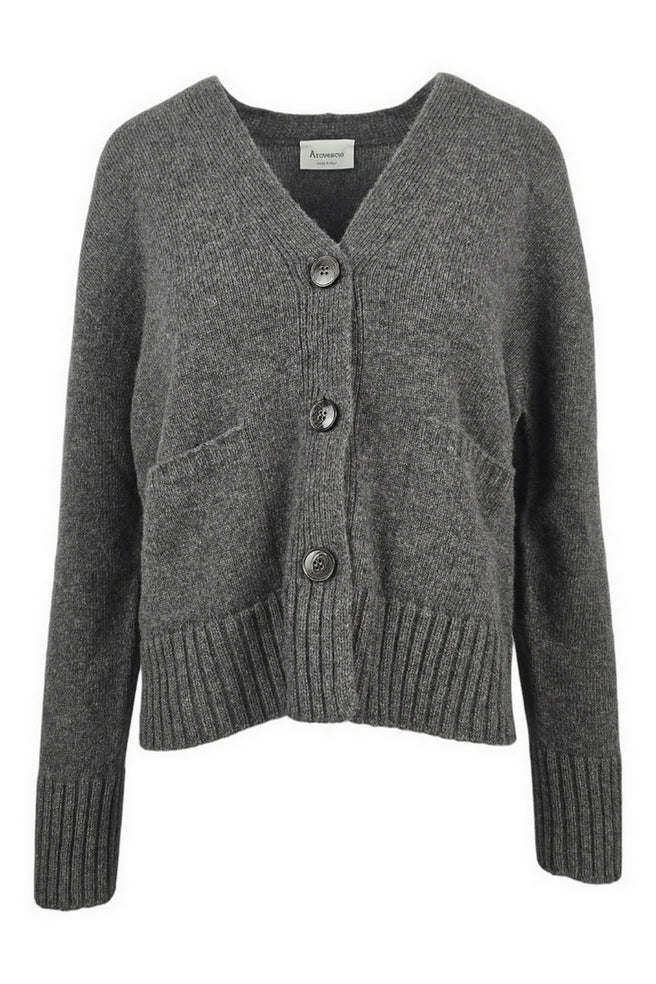 cardigan donna con tasche 