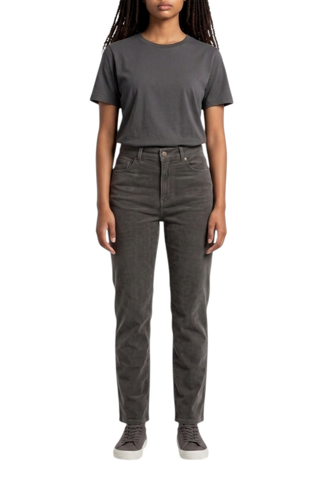 pantalone 5 tasche velluto millerighe 