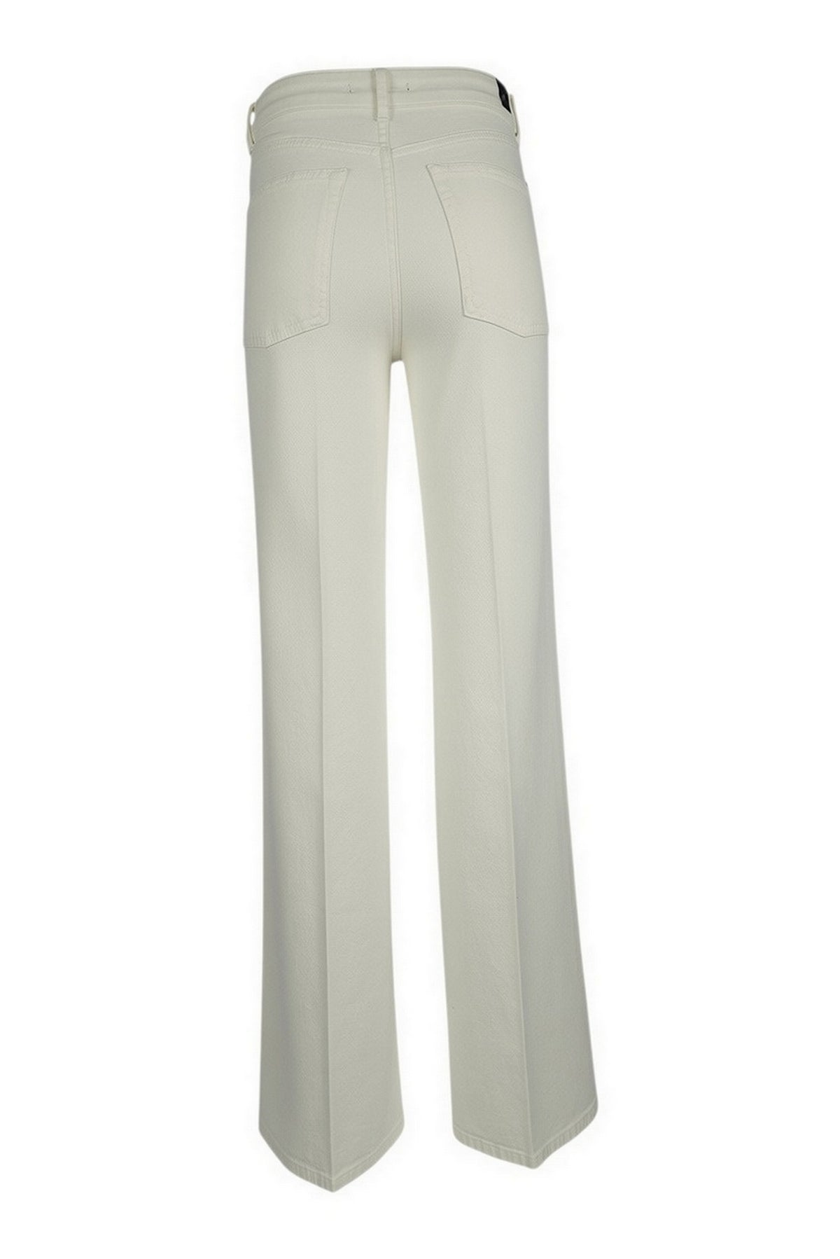 pantalone flair in gabardina 