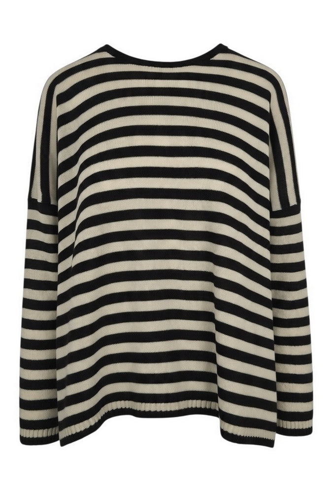 maglia over a righe 