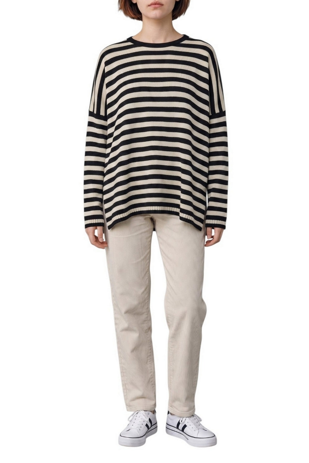 maglia over a righe 