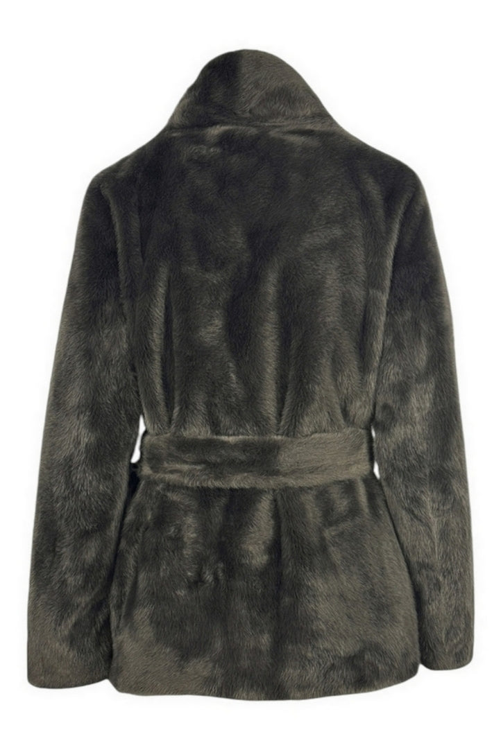 field jacket in ecopelliccia 