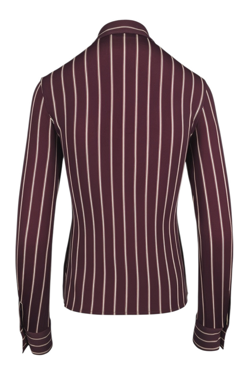 camicia modello polo in skinlike fantasia bacchettata 