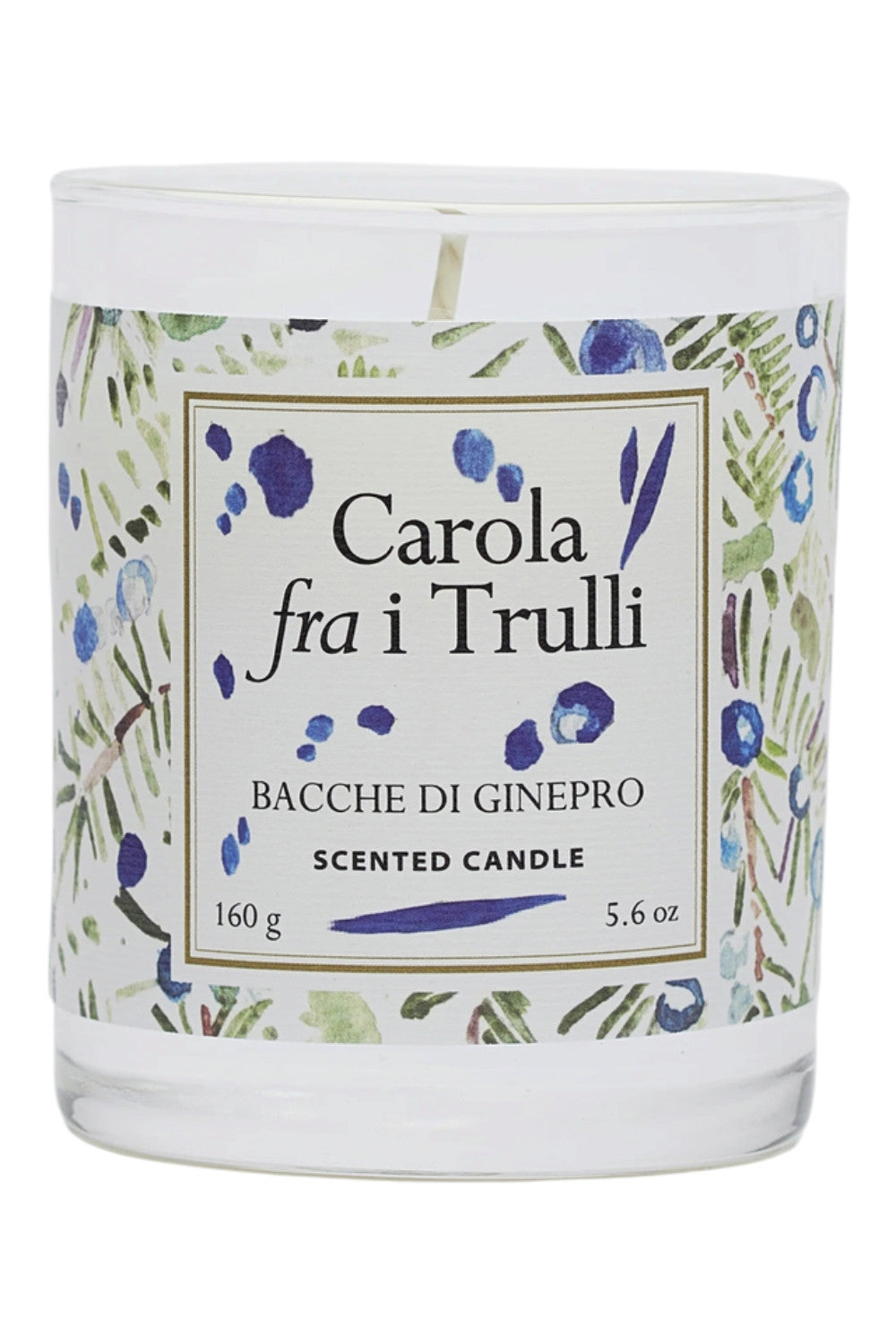 Candela profumata bacche di ginepro 