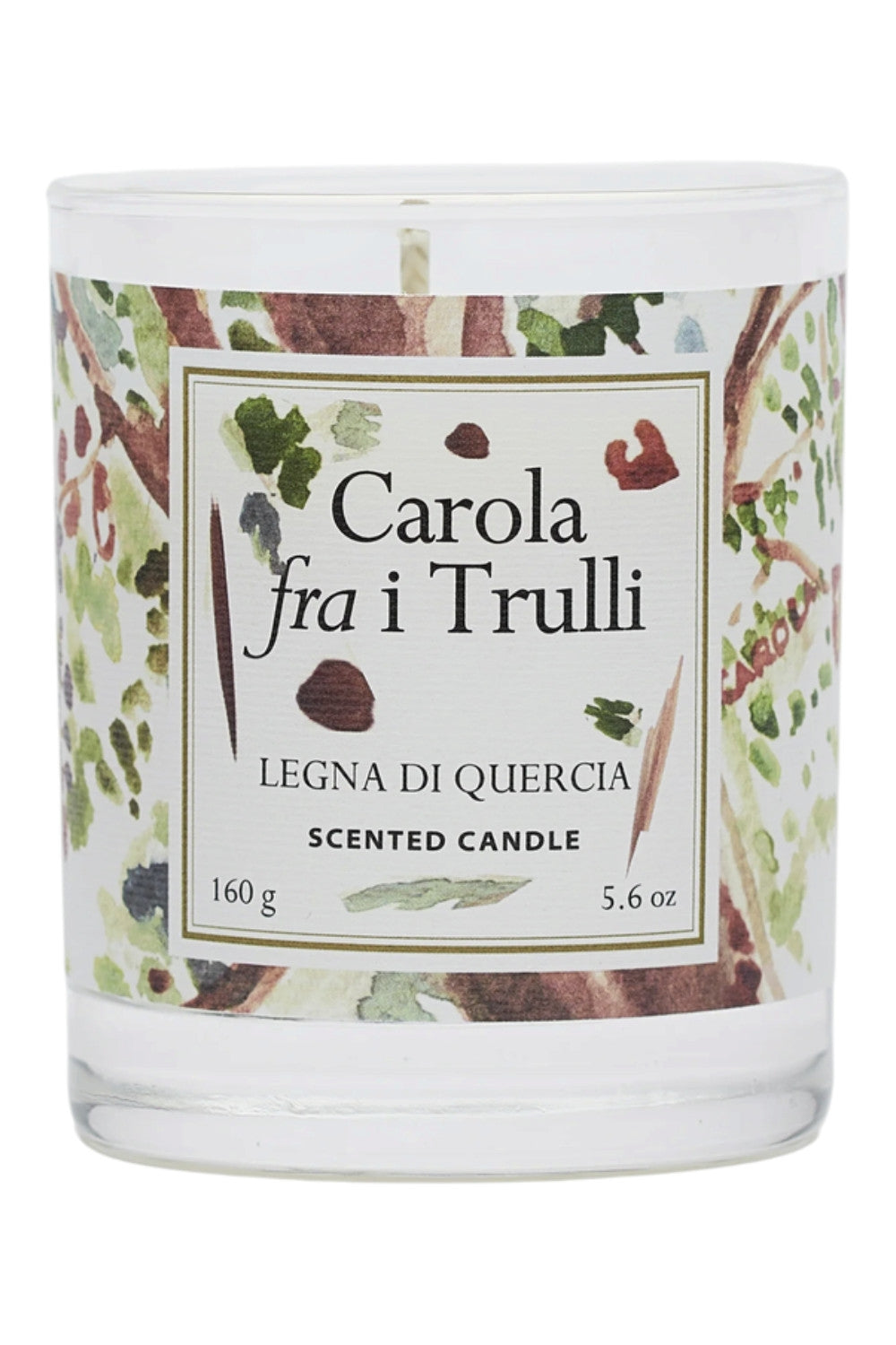 Candela al profumo di legna di quercia 
