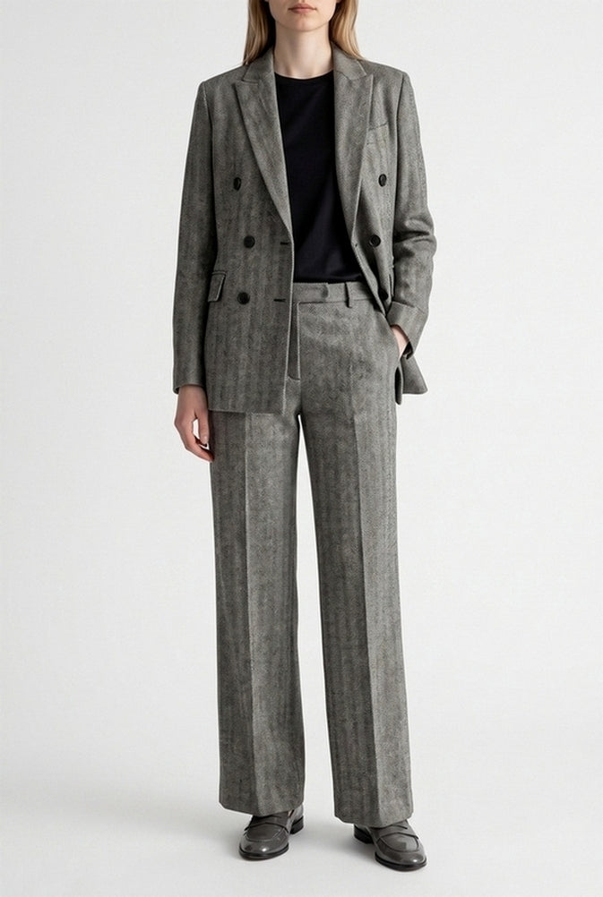 pantalone donna largo fantasia resca 