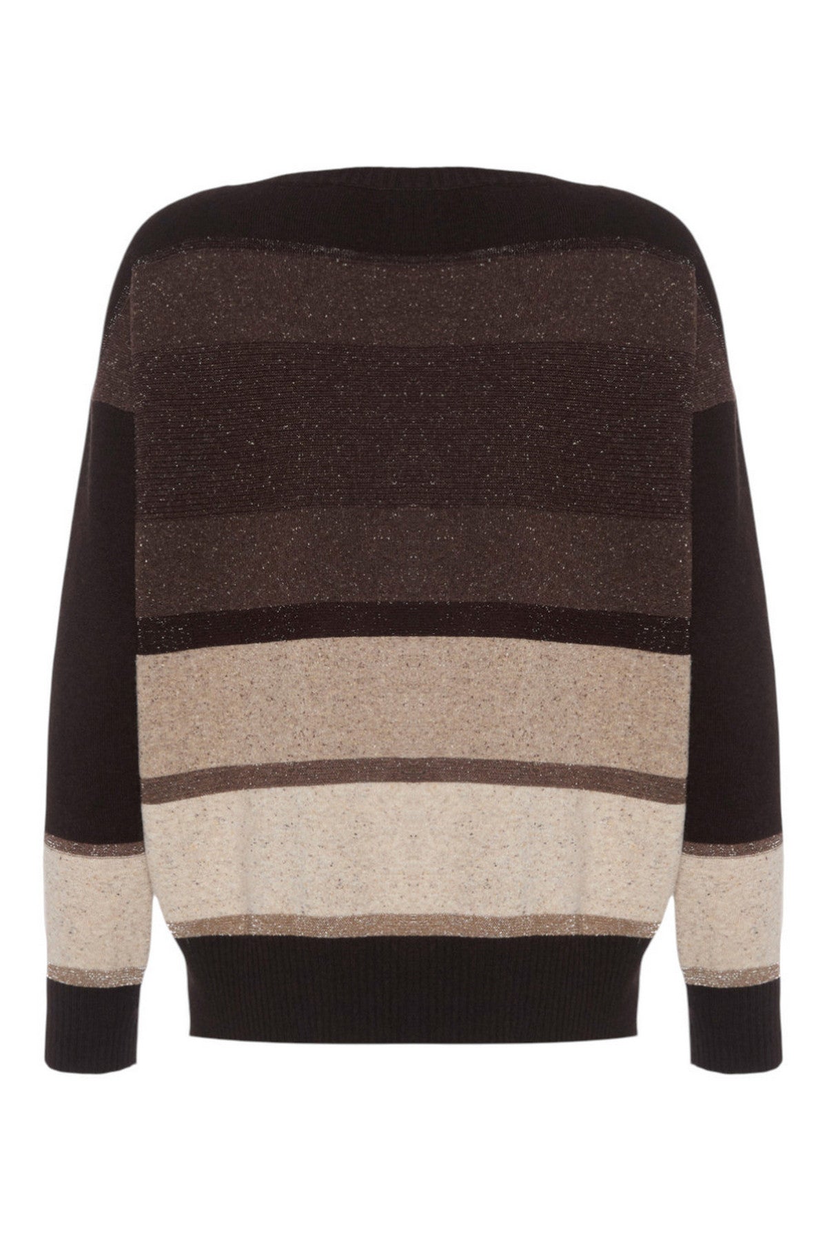 maglia con lurex scollo a v 