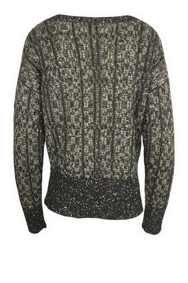 maglia donna galles con paillettes 