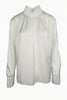 D.EXTERIOR Satin Shirt with High Neck