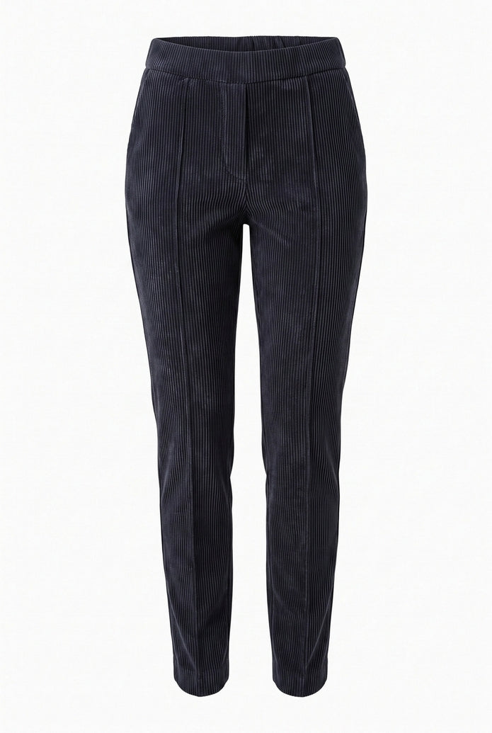 pantalone donna sigaretta velluto 