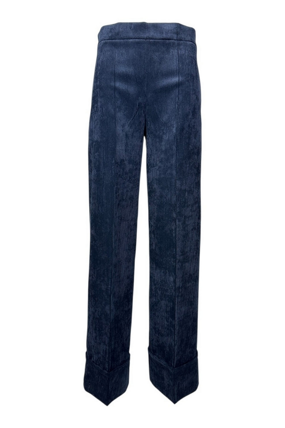 pantalone largo in velluto 