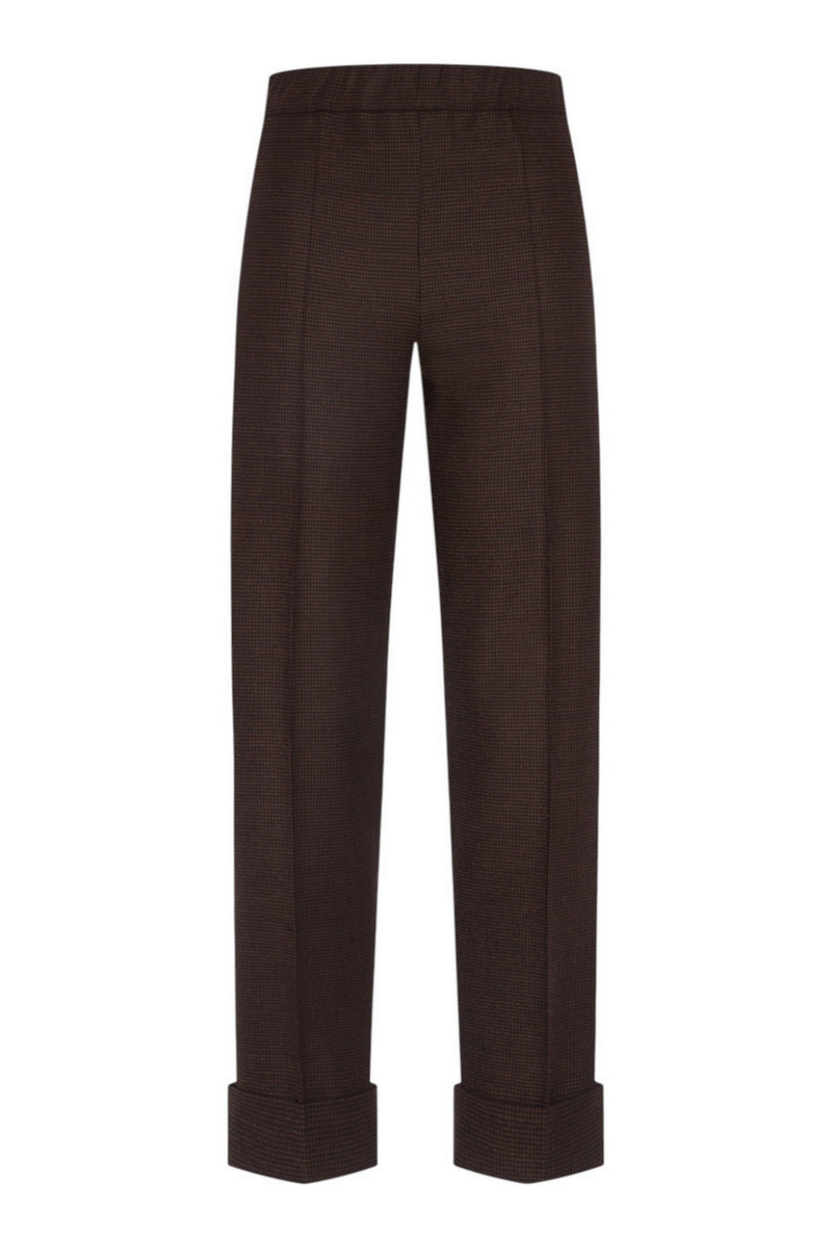 pantalone donna sigaretta pied de poulet 