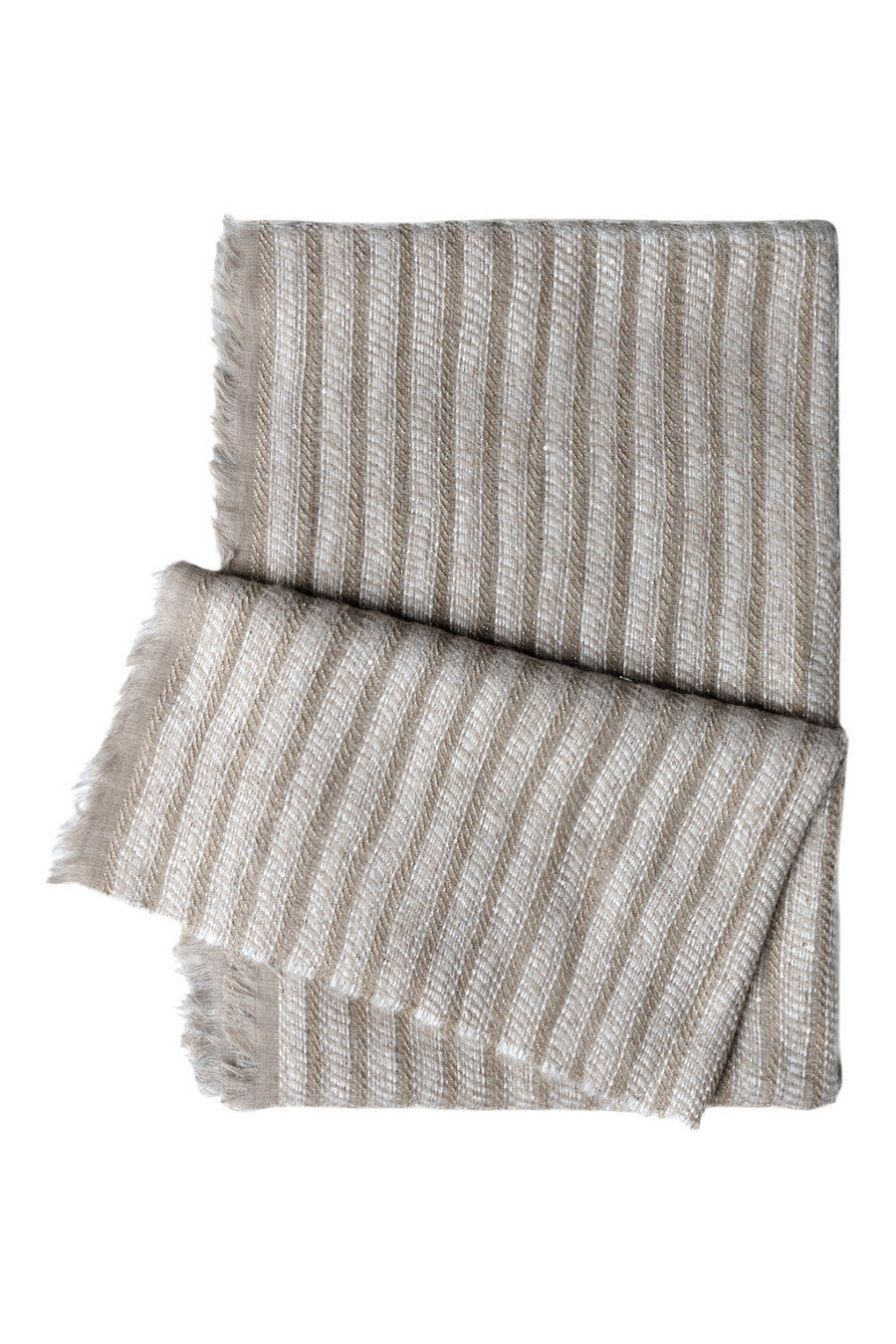 sciarpa donna righe lurex 