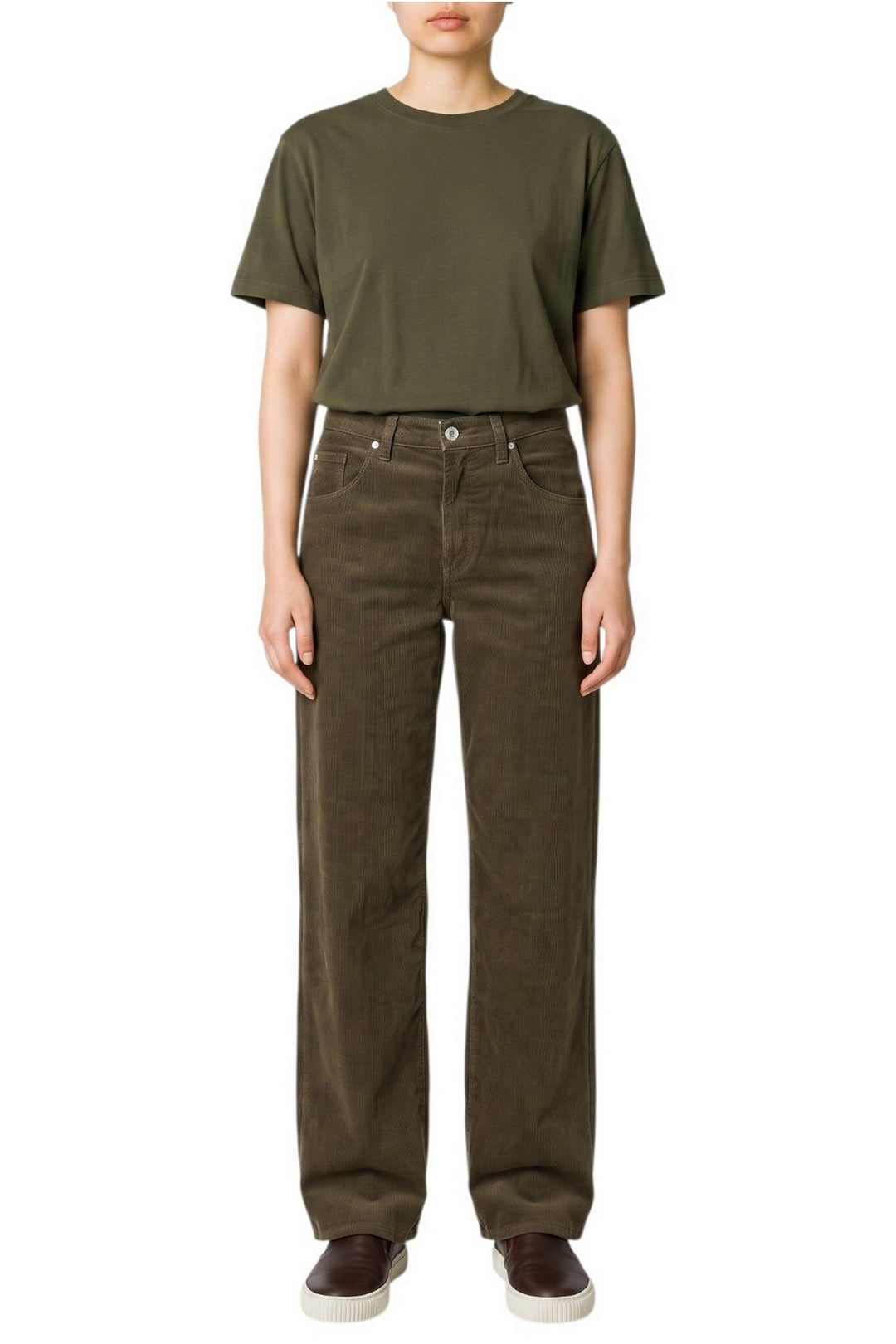 pantalone jaqueline in velluto millerighe 